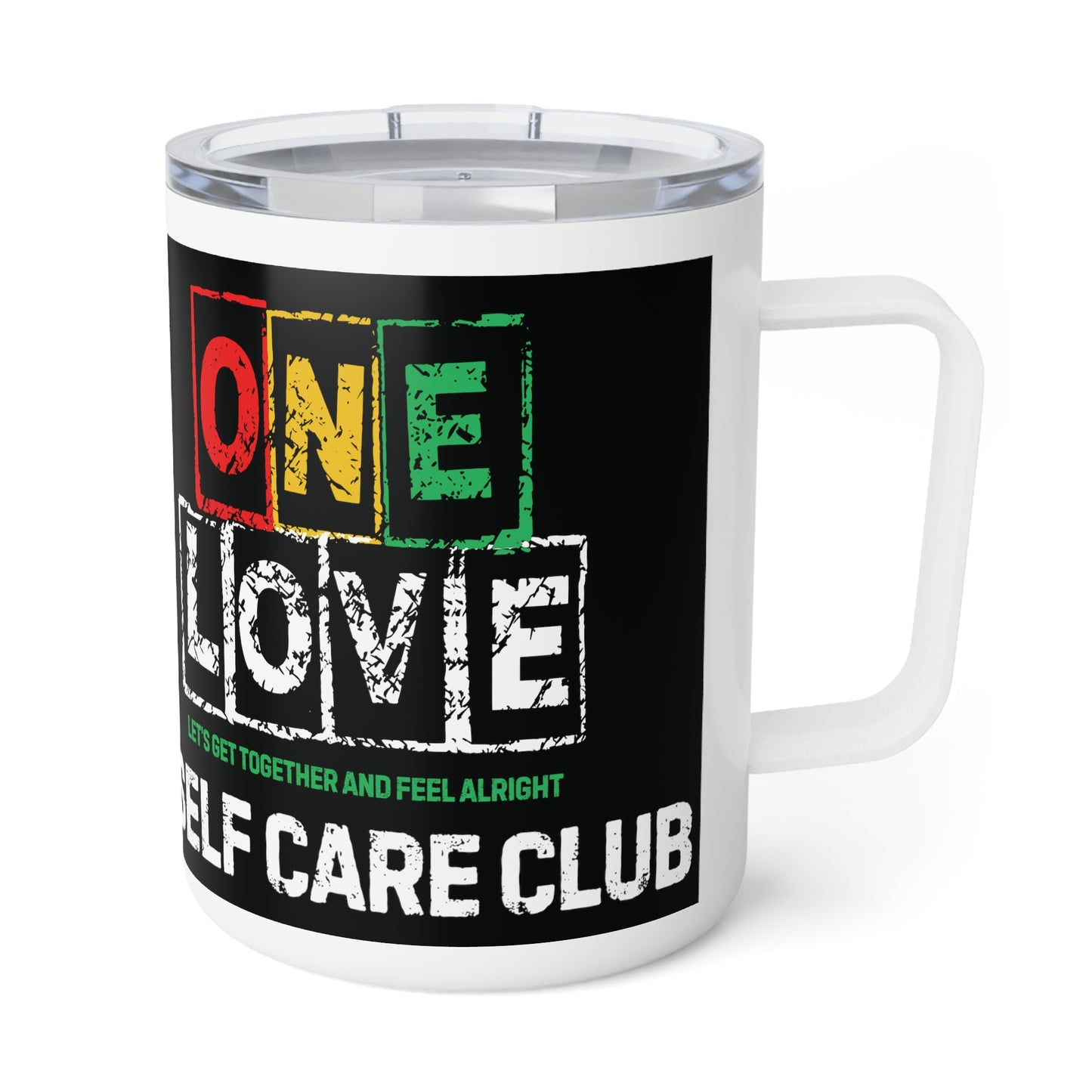 One Love (Juneteenth) Insulated Coffee Mug, 10oz