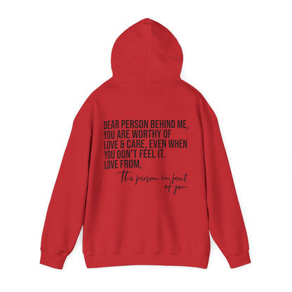 DPBM, You Are Worthy Of Love & Care Hooded Sweatshirt