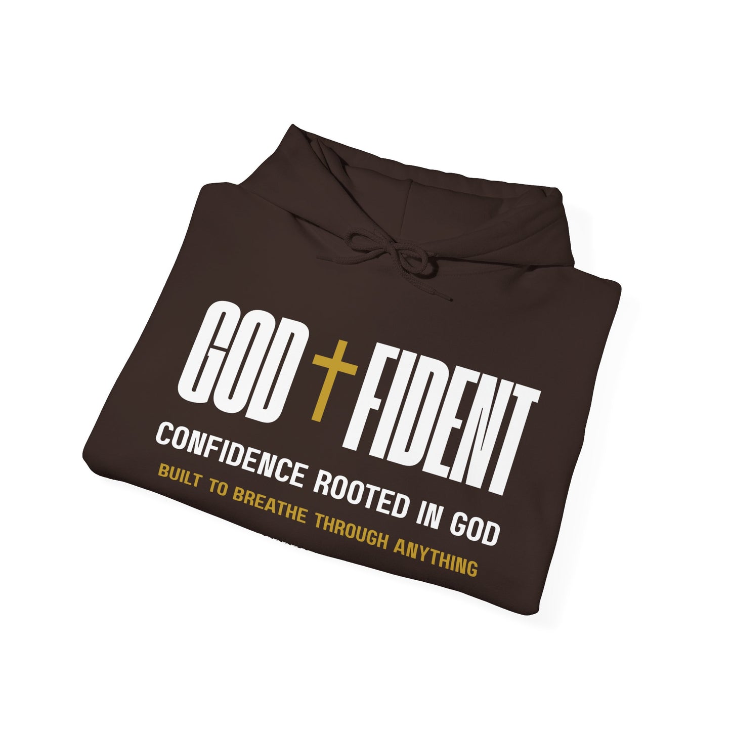 GODFIDENT Hooded Sweatshirt — Confidence Rooted in God | Unisex