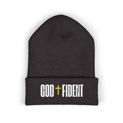GODFIDENT Classic Cuffed Beanie — Warmth With Purpose (Embroidery)