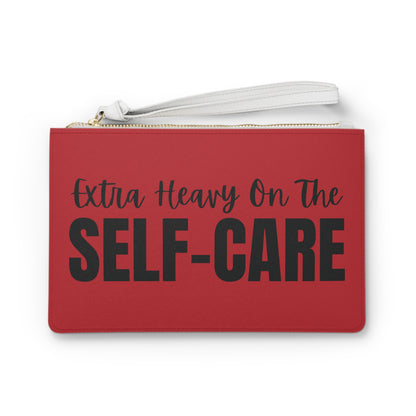 Extra Heavy On The SELFCARE Clutch Bag