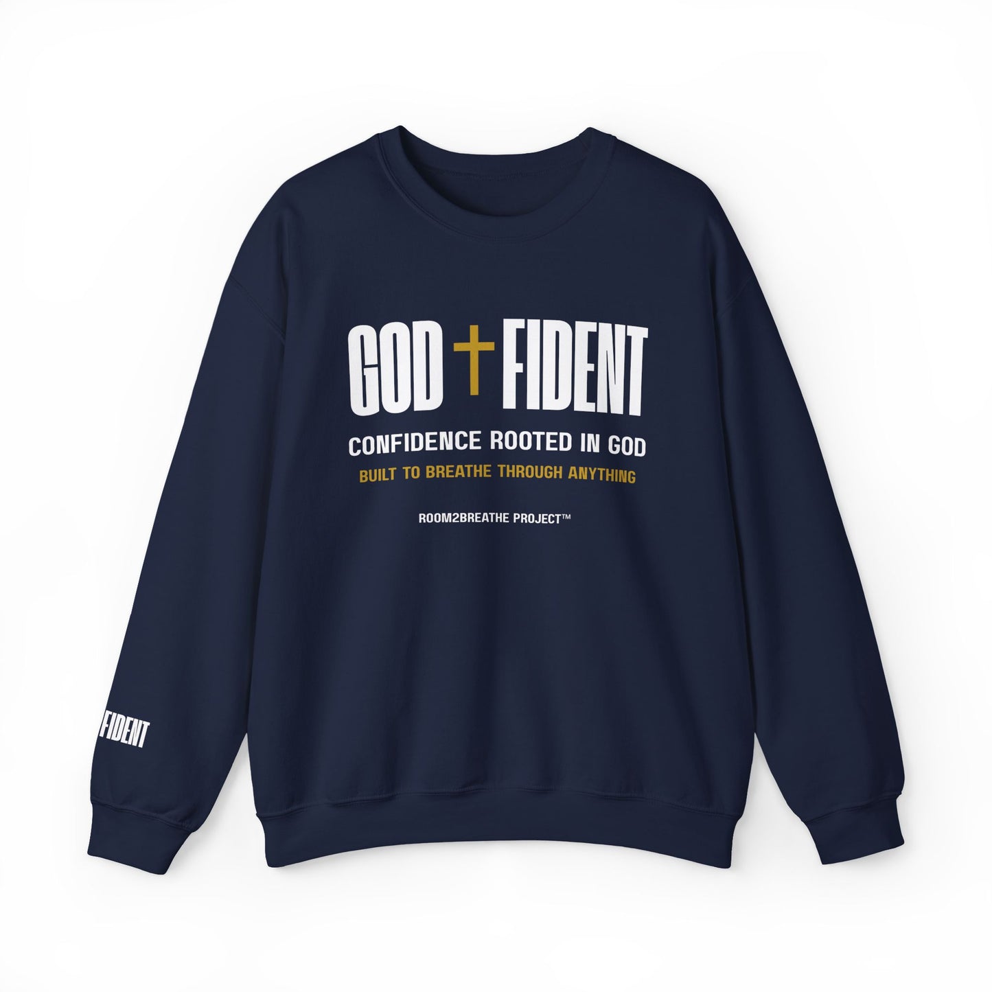 GODFIDENT Sweatshirt — Confidence Rooted in God | Unisex