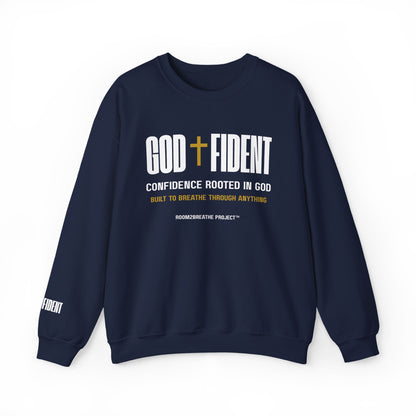 GODFIDENT Sweatshirt — Confidence Rooted in God | Unisex
