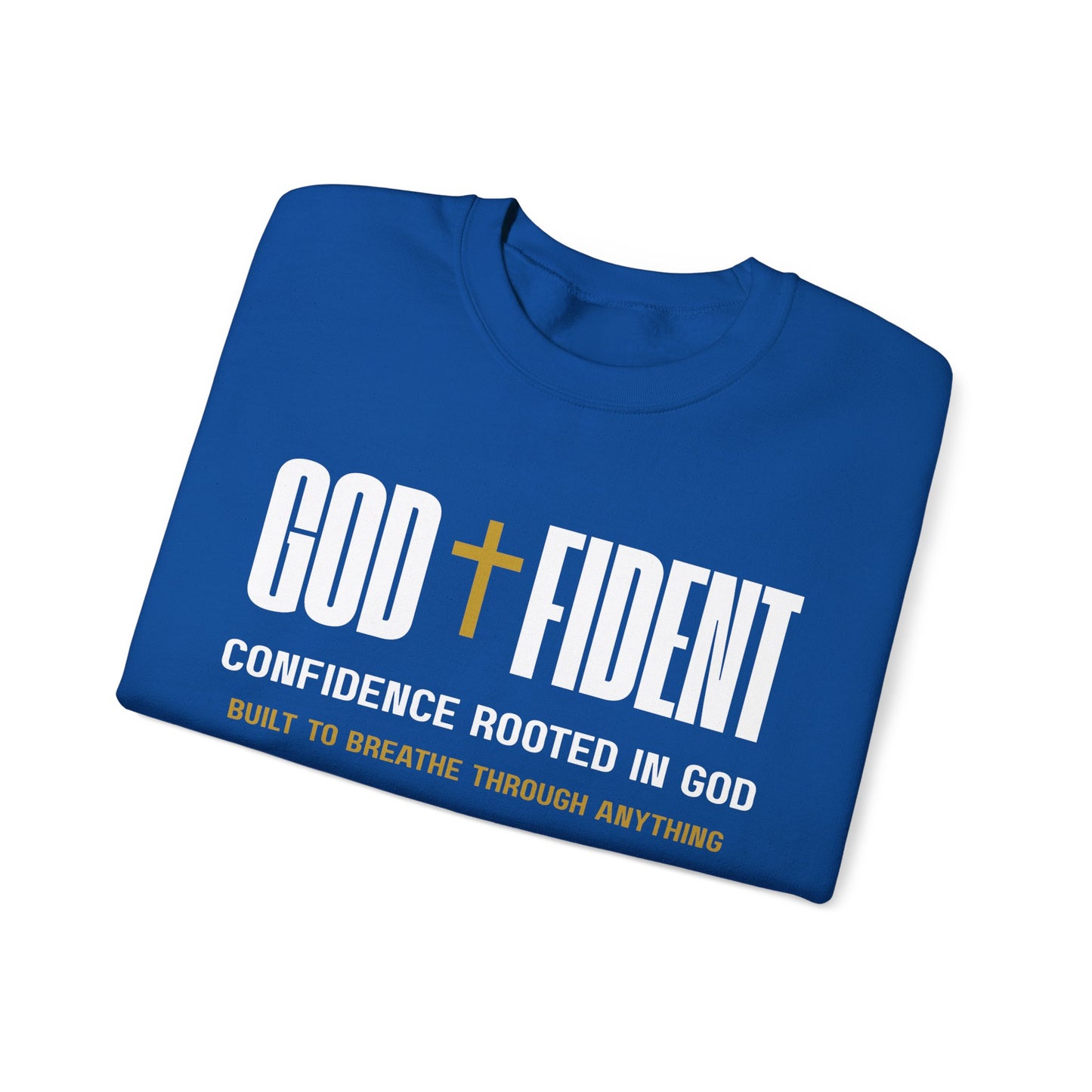 GODFIDENT Sweatshirt — Confidence Rooted in God | Unisex