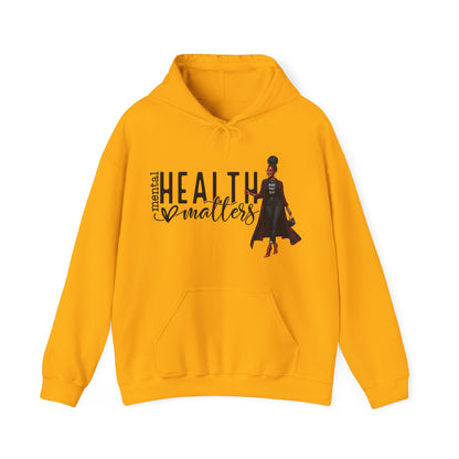 Her Mental Health Matters Hooded Sweatshirt