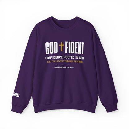 GODFIDENT Sweatshirt — Confidence Rooted in God | Unisex