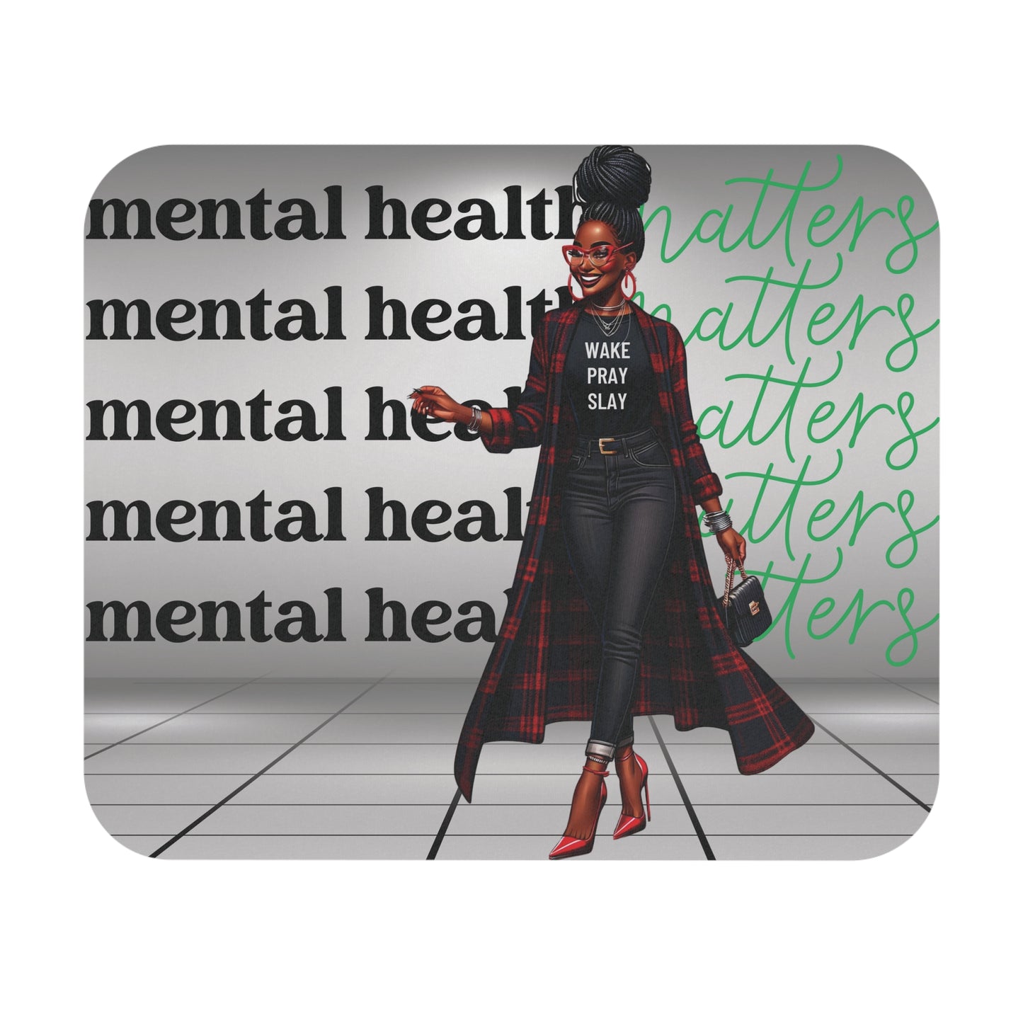 Her Mental Health Matters Mouse Pad