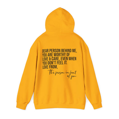 DPBM, You Are Worthy Of Love & Care Hooded Sweatshirt