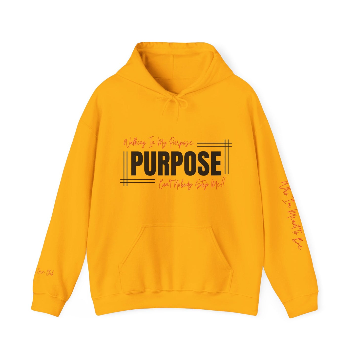 Walking In My Purpose Hooded Sweatshirt