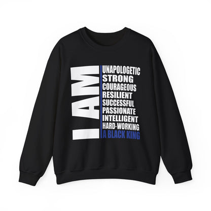 I AM (Black King) Sweatshirt