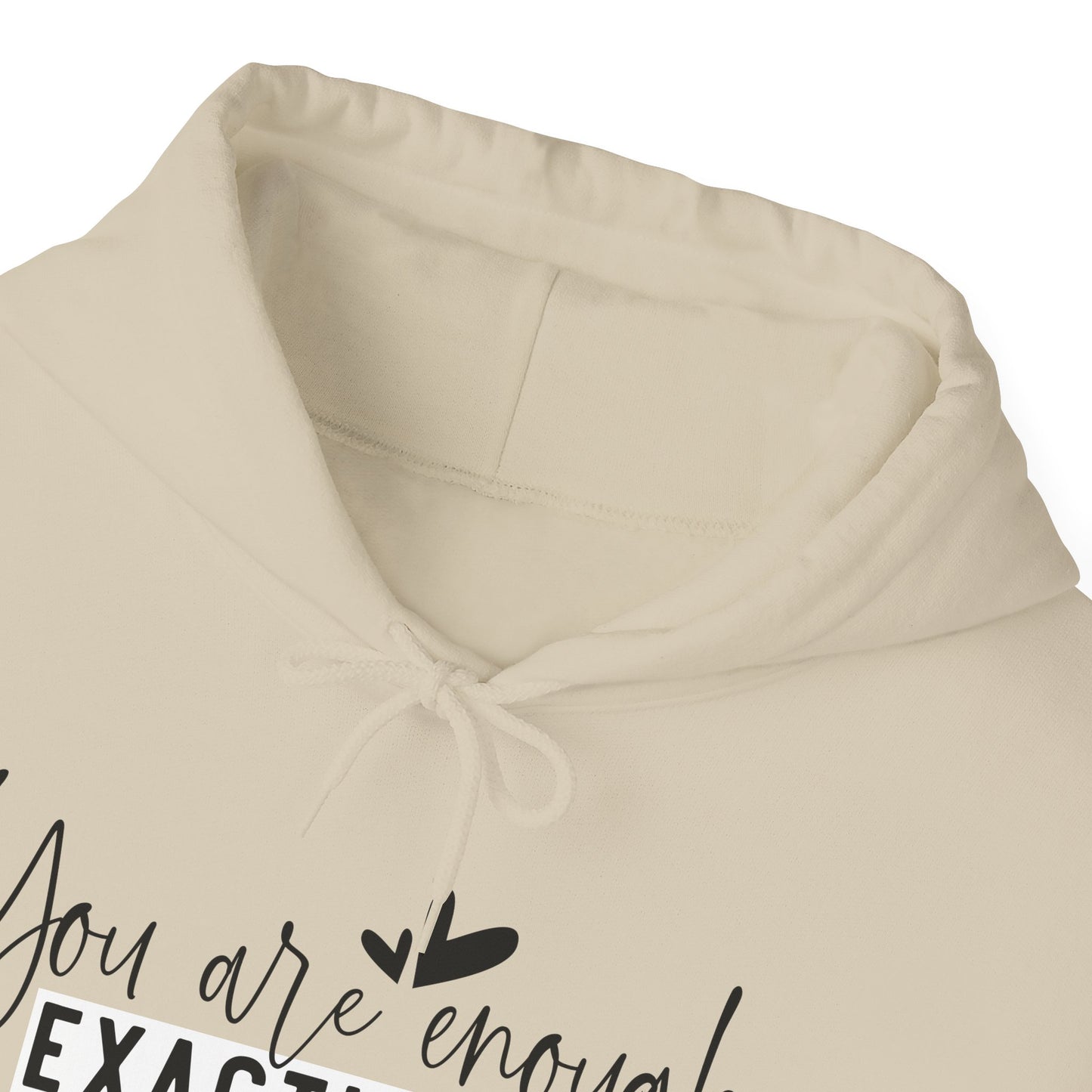 EXACTLY ENOUGH Hooded Sweatshirt