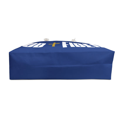 GODFIDENT Weekender Tote Bag — Built to Breathe On the Go (DARK BLUE)