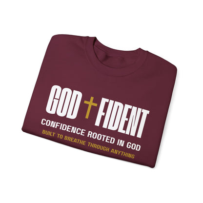 GODFIDENT Sweatshirt — Confidence Rooted in God | Unisex
