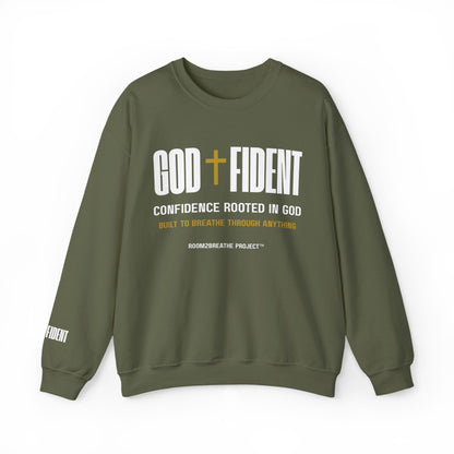 GODFIDENT Sweatshirt — Confidence Rooted in God | Unisex