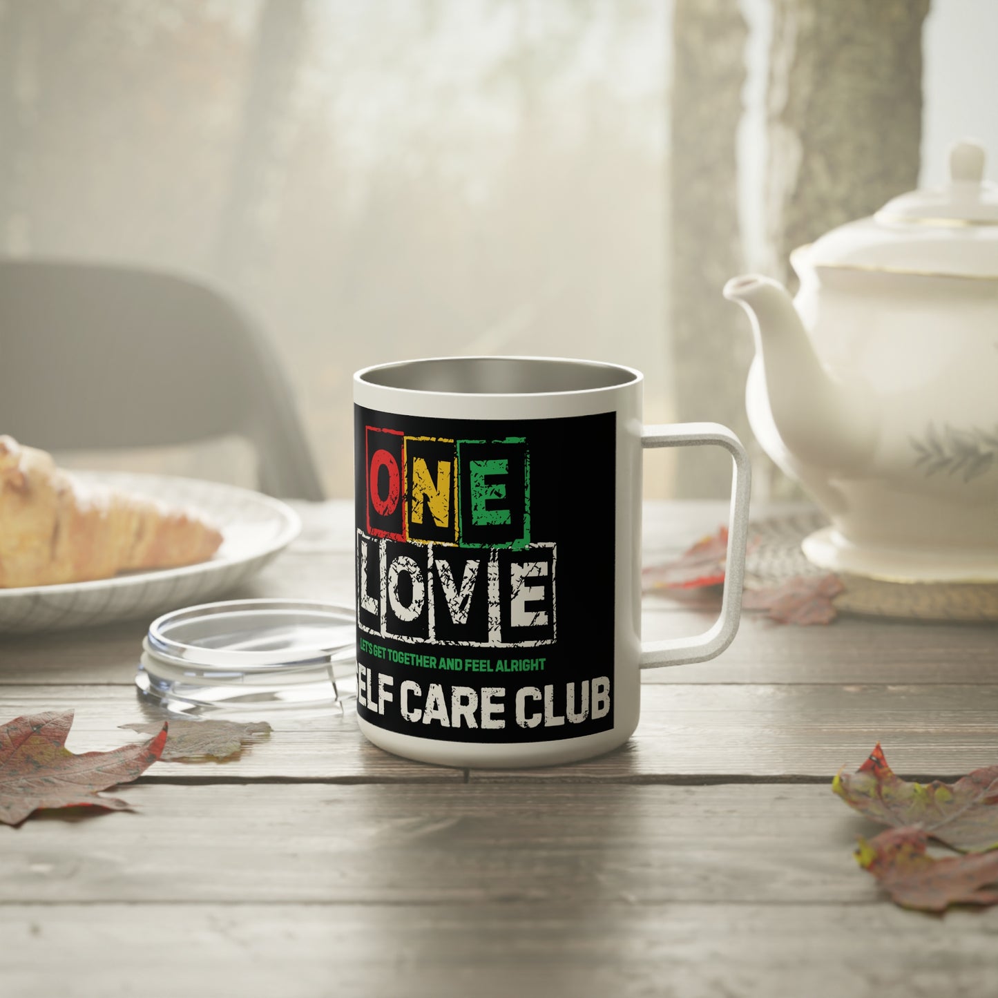 One Love (Juneteenth) Insulated Coffee Mug, 10oz