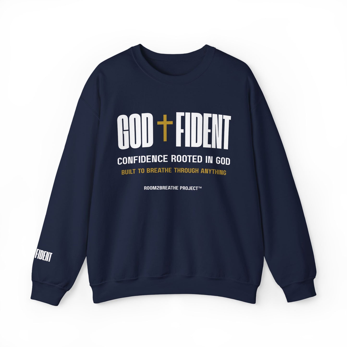 GODFIDENT Sweatshirt — Confidence Rooted in God | Unisex