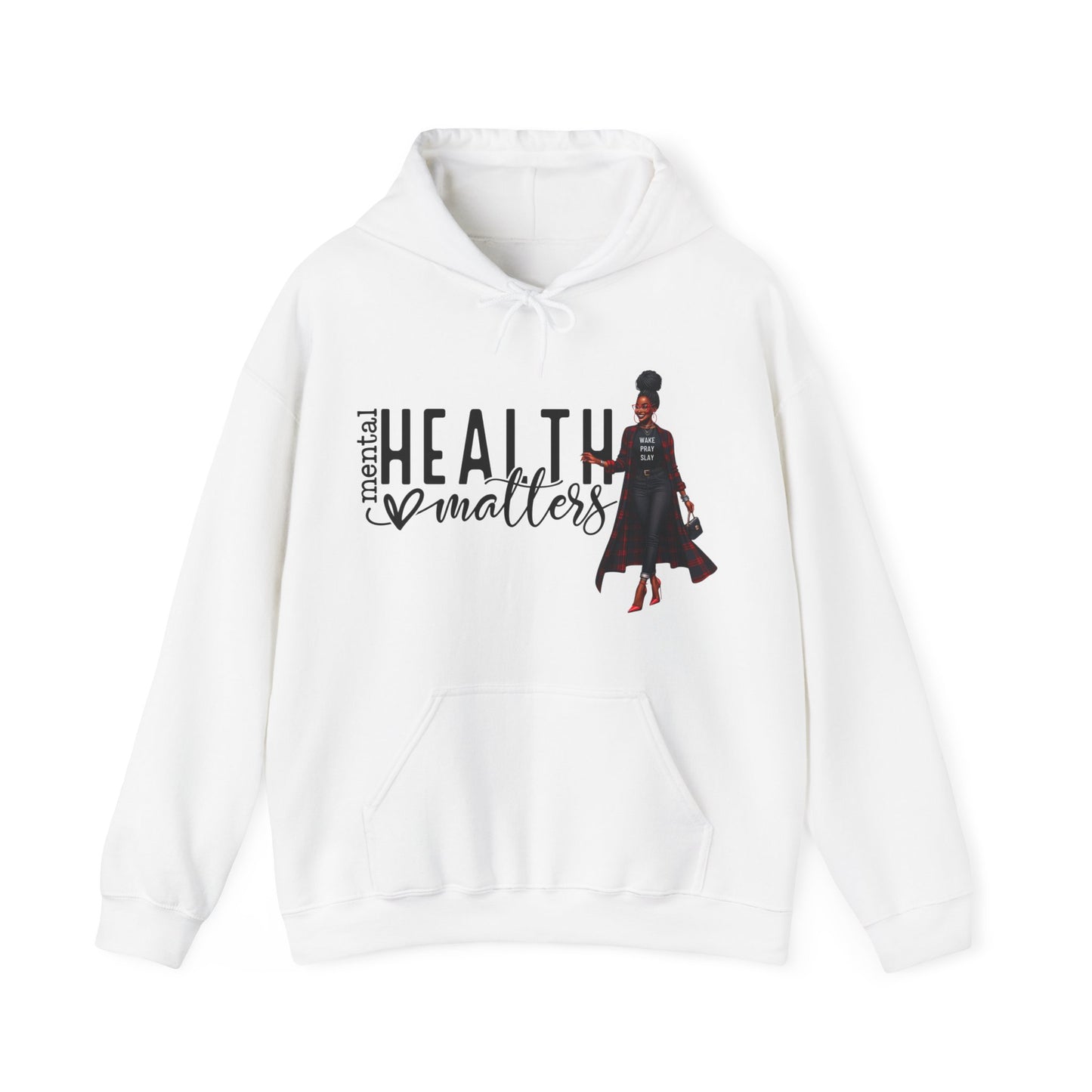 Her Mental Health Matters Hooded Sweatshirt