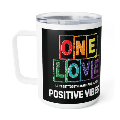 One Love (PRIDE) Insulated Coffee Mug, 10oz