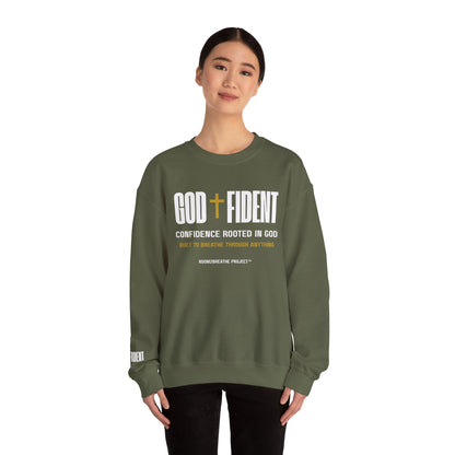 GODFIDENT Sweatshirt — Confidence Rooted in God | Unisex