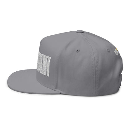 GODFIDENT Flat Bill Cap — Bold Faith. Clean Style (Embroidery)