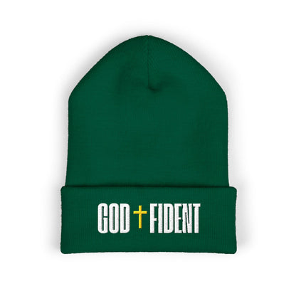GODFIDENT Classic Cuffed Beanie — Warmth With Purpose (Embroidery)