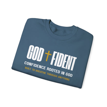 GODFIDENT Sweatshirt — Confidence Rooted in God | Unisex