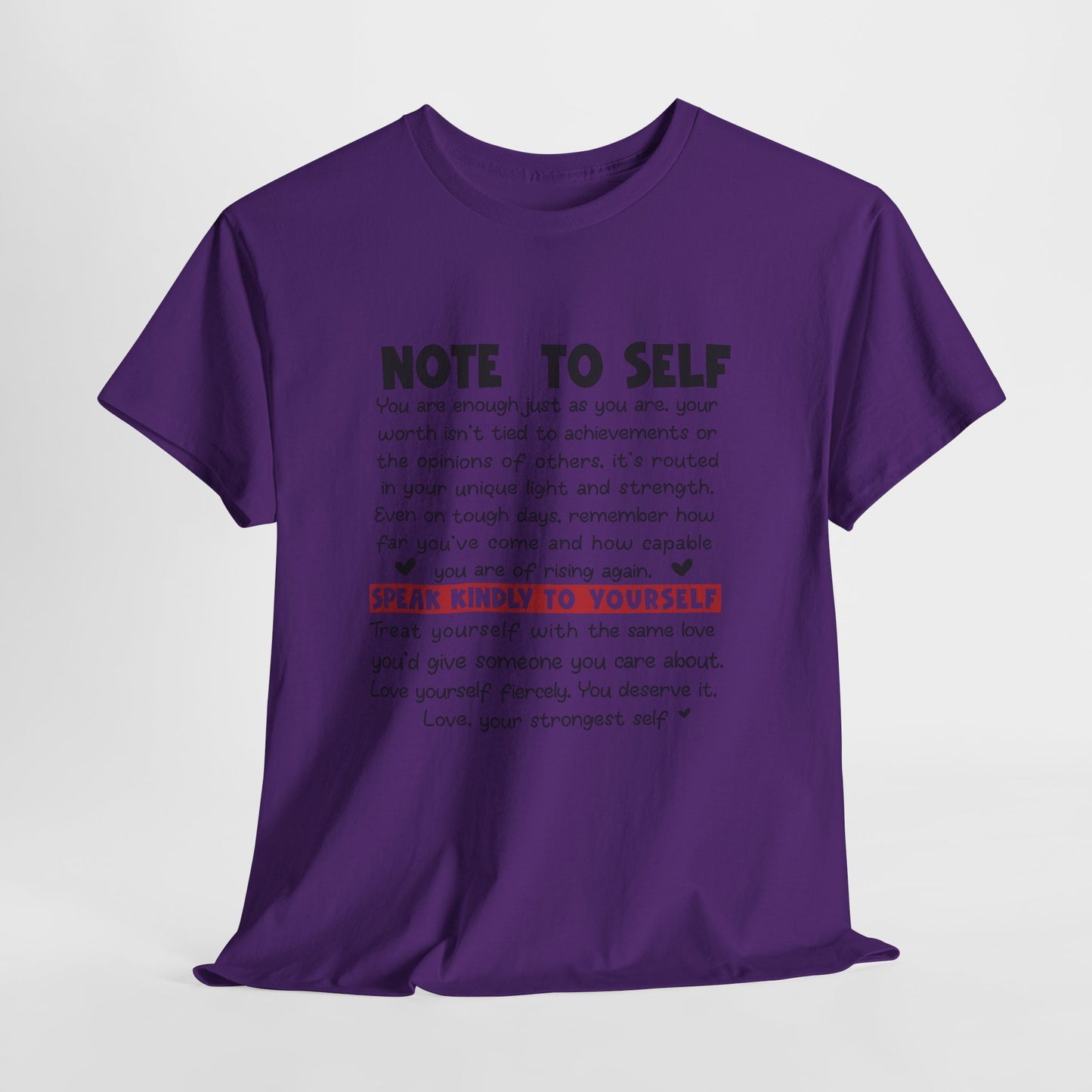 Note To Self | Unisex T-Shirt