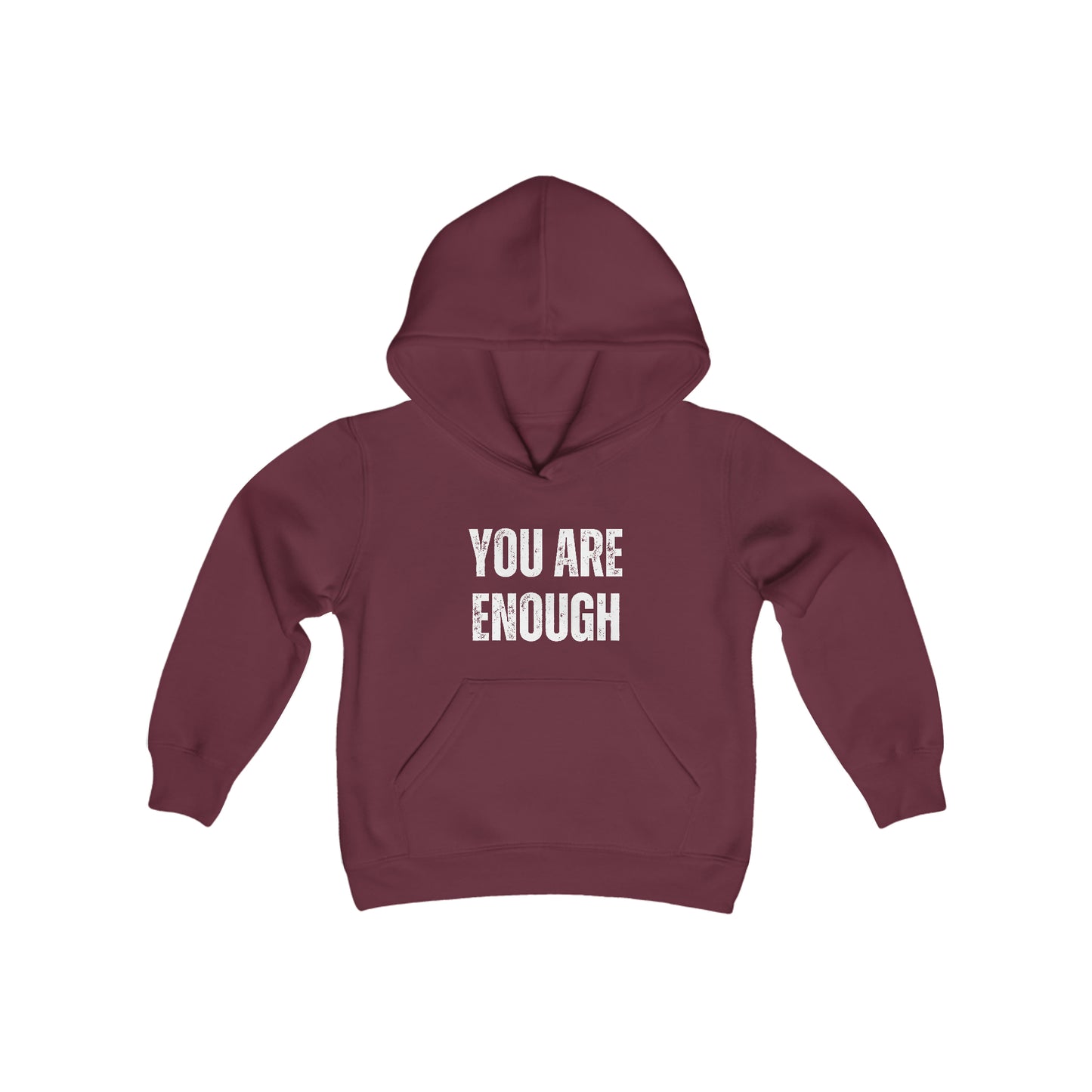 You Are Enough Youth Hooded Sweatshirt
