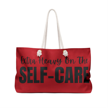 Extra Heavy On The SELFCARE Weekender Tote Bag