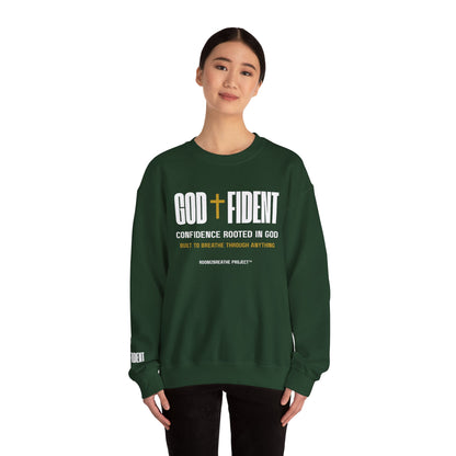 GODFIDENT Sweatshirt — Confidence Rooted in God | Unisex