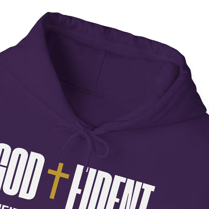GODFIDENT Hooded Sweatshirt — Confidence Rooted in God | Unisex