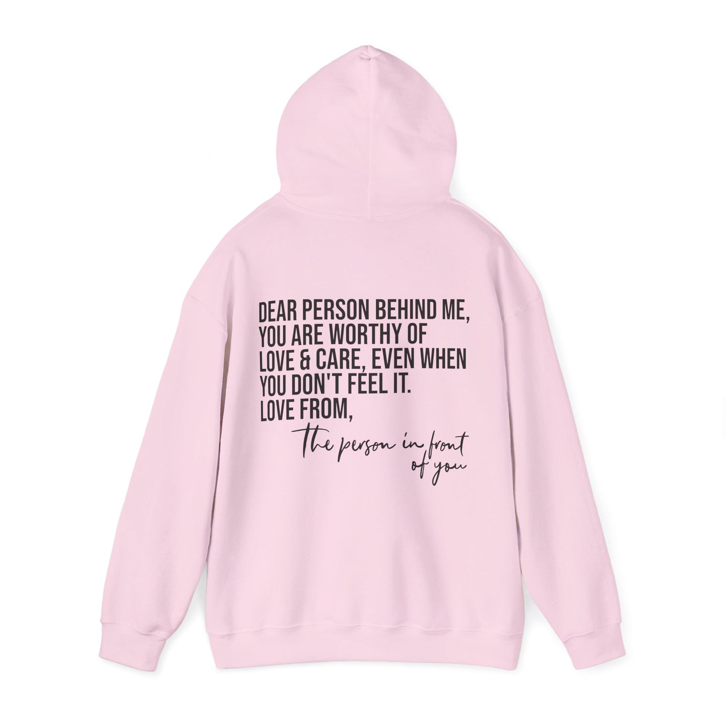 DPBM, You Are Worthy Of Love & Care Hooded Sweatshirt