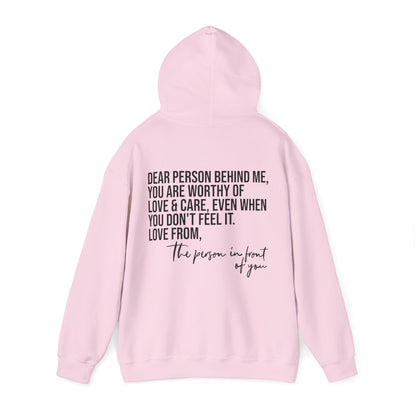 DPBM, You Are Worthy Of Love & Care Hooded Sweatshirt