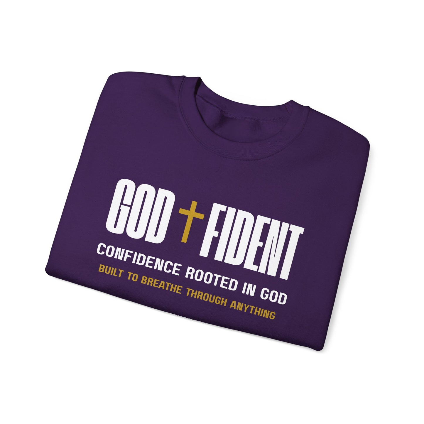 GODFIDENT Sweatshirt — Confidence Rooted in God | Unisex