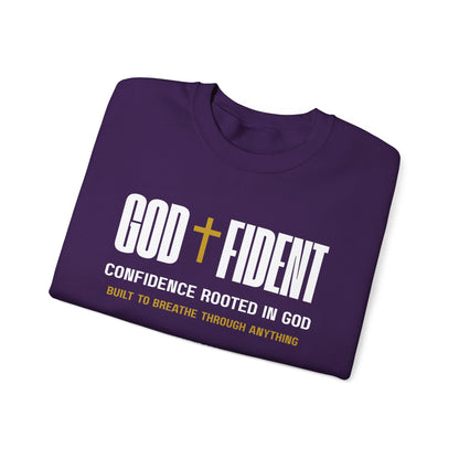 GODFIDENT Sweatshirt — Confidence Rooted in God | Unisex
