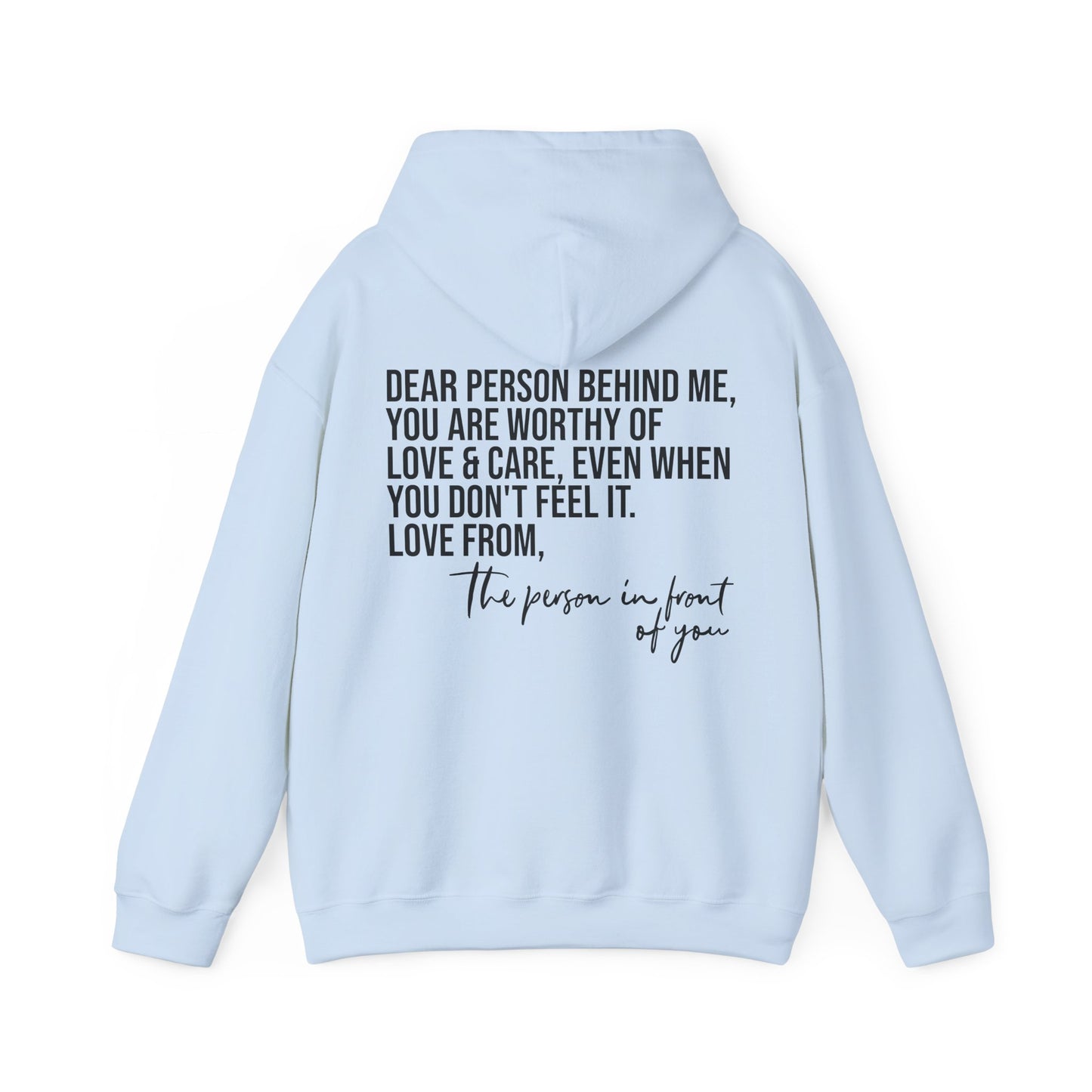 DPBM, You Are Worthy Of Love & Care Hooded Sweatshirt