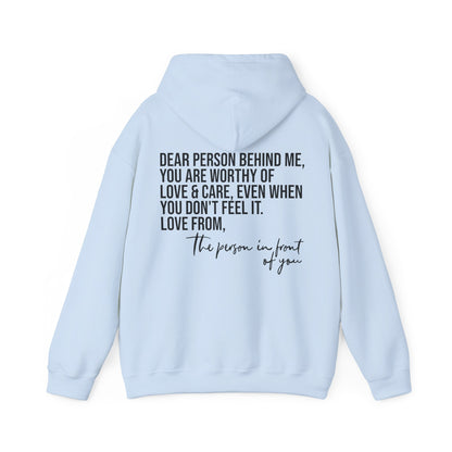 DPBM, You Are Worthy Of Love & Care Hooded Sweatshirt