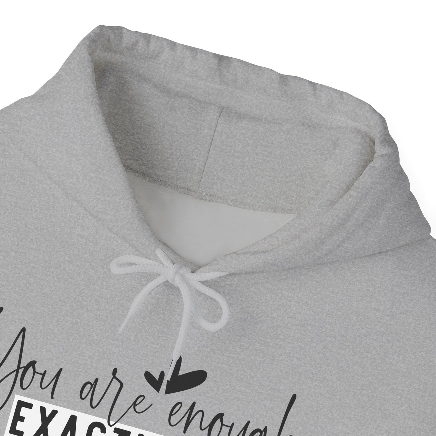 EXACTLY ENOUGH Hooded Sweatshirt