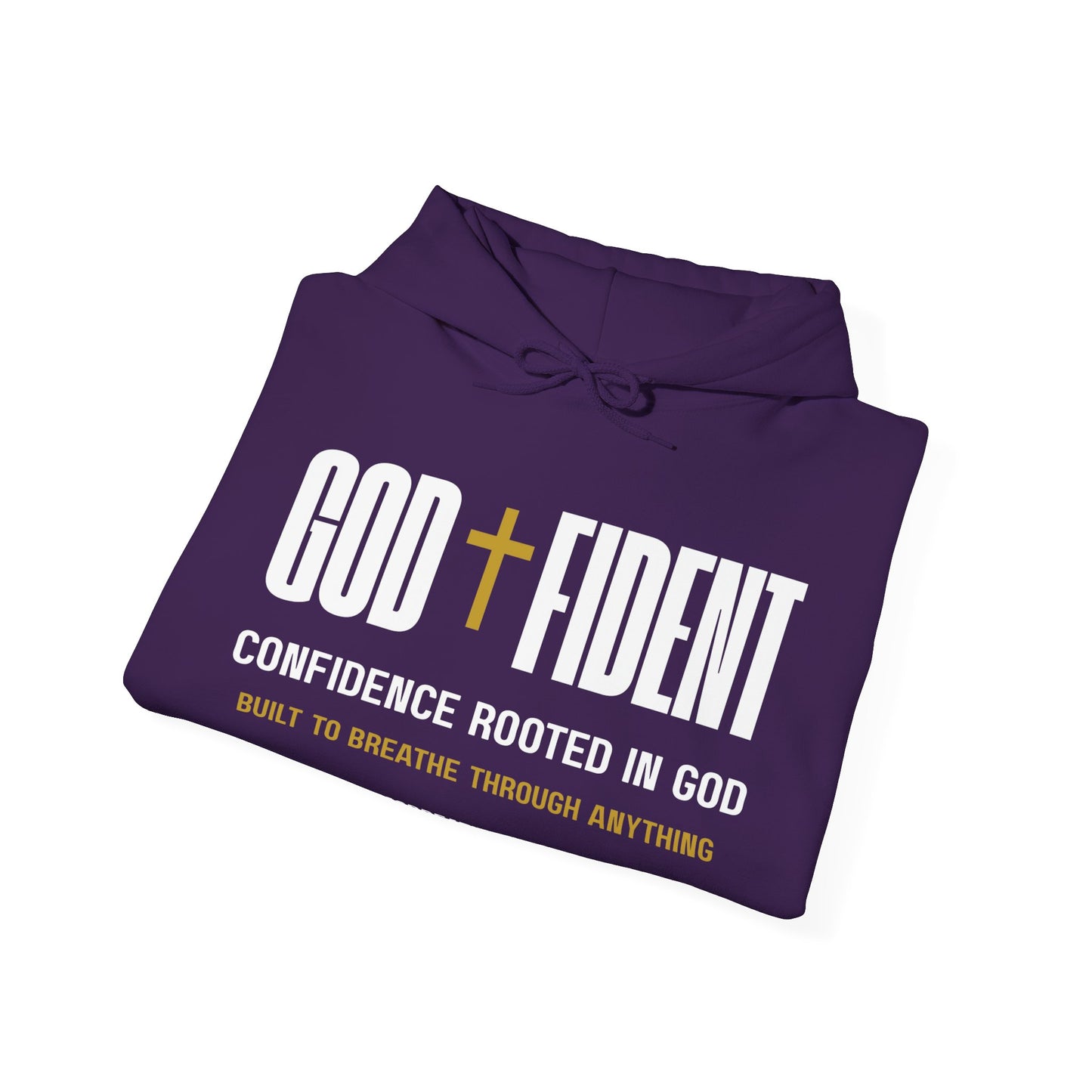 GODFIDENT Hooded Sweatshirt — Confidence Rooted in God | Unisex