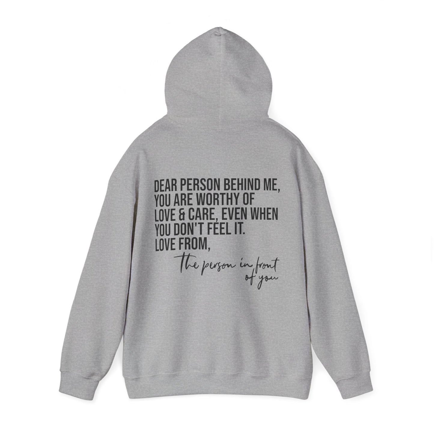 DPBM, You Are Worthy Of Love & Care Hooded Sweatshirt