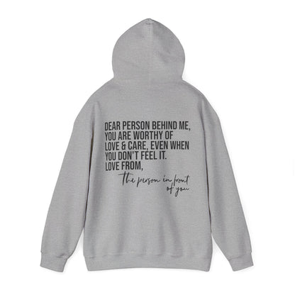 DPBM, You Are Worthy Of Love & Care Hooded Sweatshirt