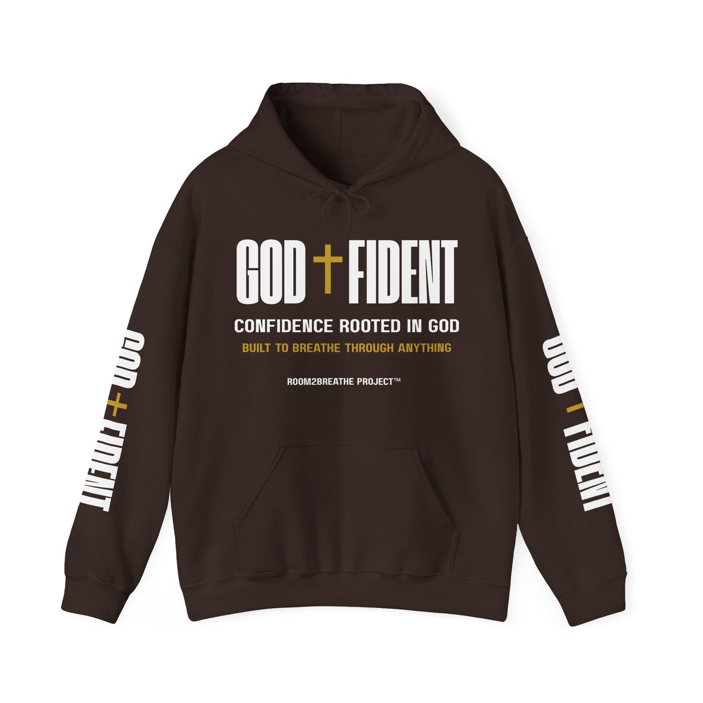 GODFIDENT Hooded Sweatshirt — Confidence Rooted in God | Unisex
