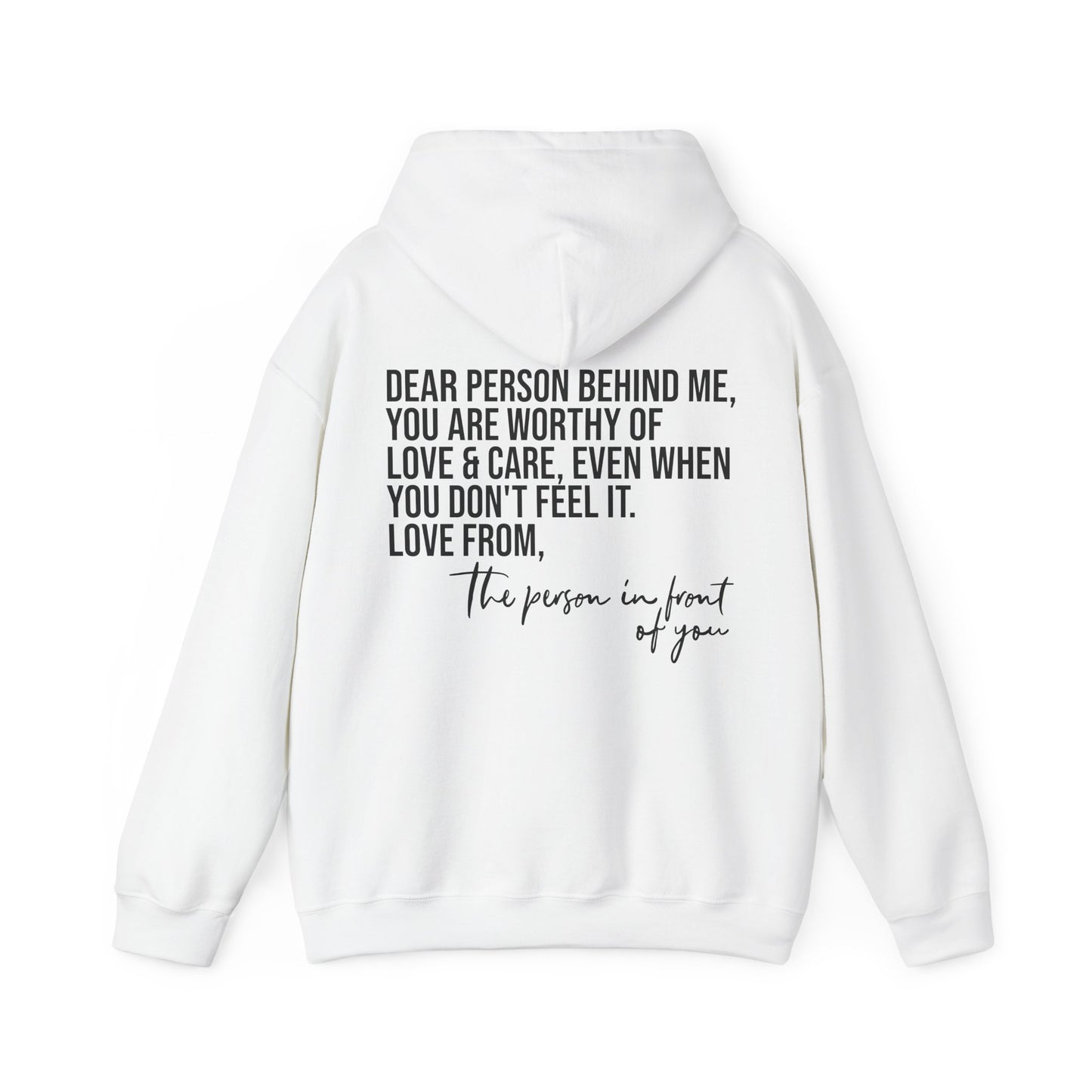 DPBM, You Are Worthy Of Love & Care Hooded Sweatshirt