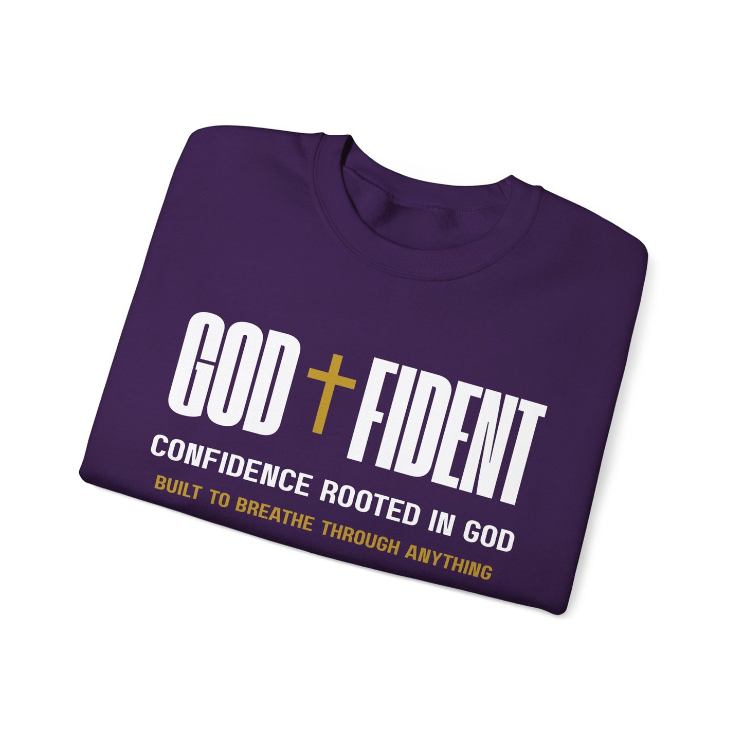 GODFIDENT Sweatshirt — Confidence Rooted in God | Unisex