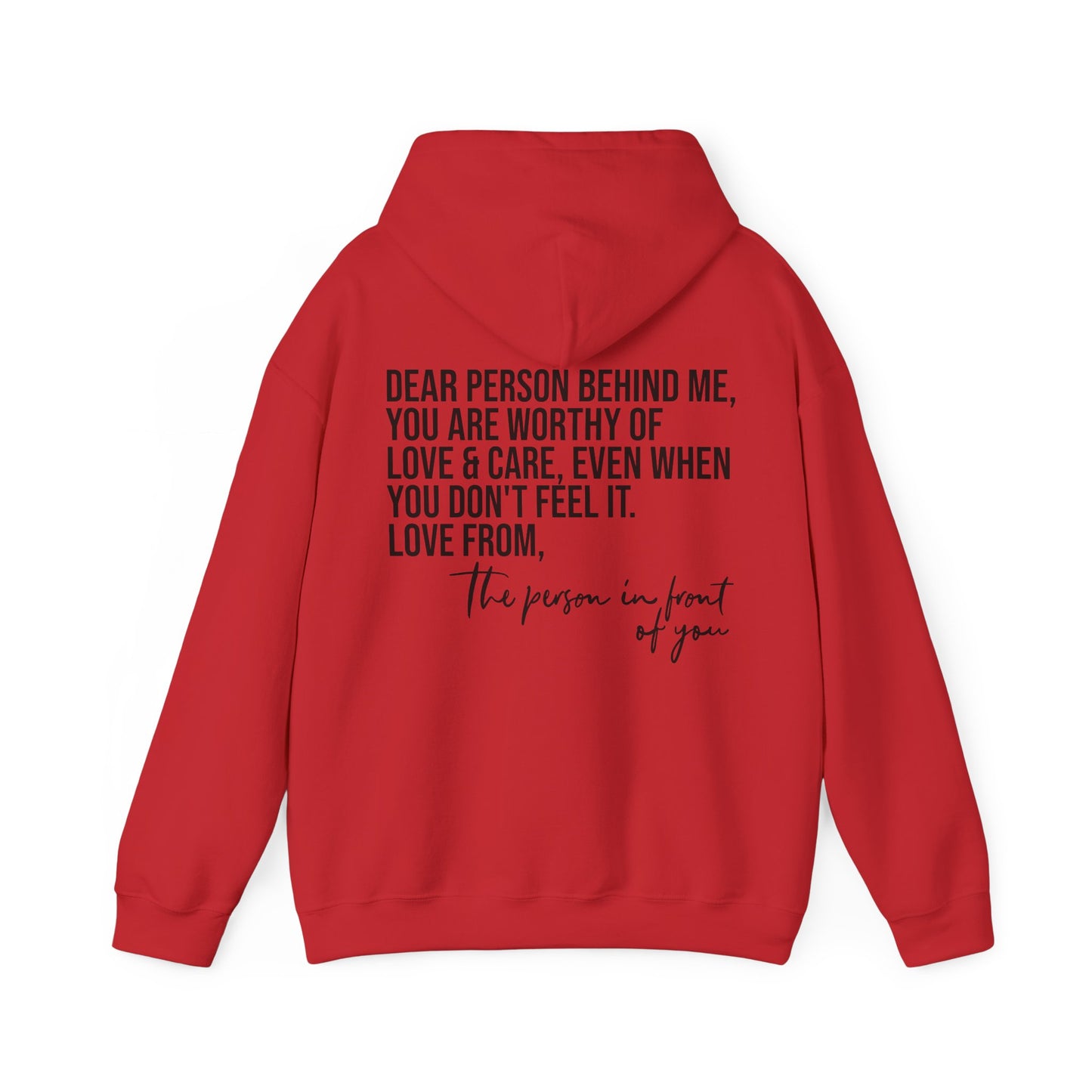 DPBM, You Are Worthy Of Love & Care Hooded Sweatshirt