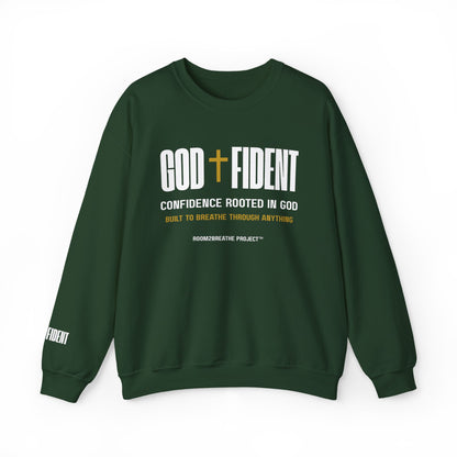 GODFIDENT Sweatshirt — Confidence Rooted in God | Unisex