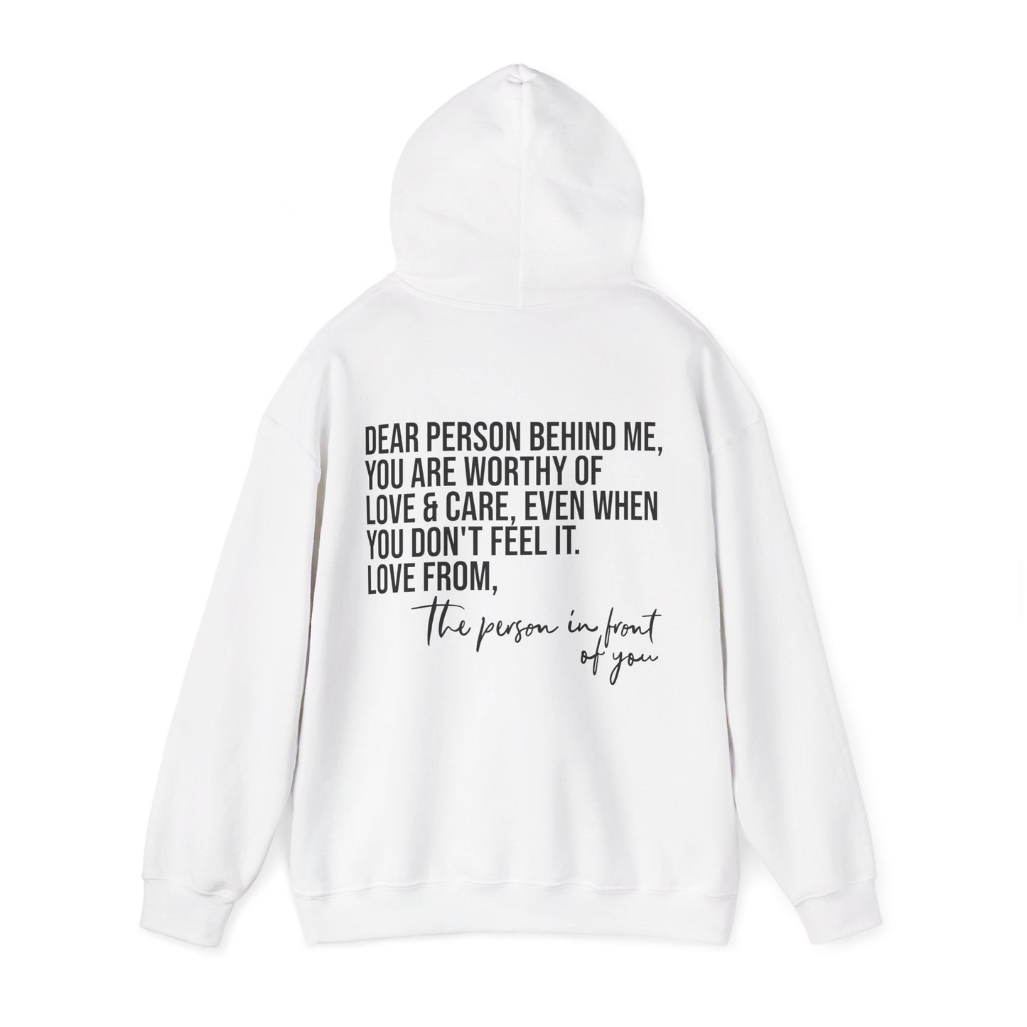 DPBM, You Are Worthy Of Love & Care Hooded Sweatshirt