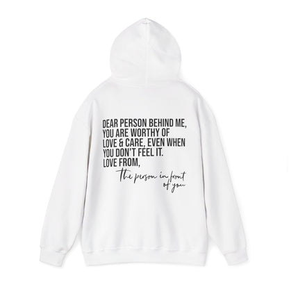 DPBM, You Are Worthy Of Love & Care Hooded Sweatshirt