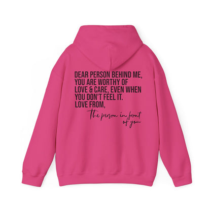 DPBM, You Are Worthy Of Love & Care Hooded Sweatshirt