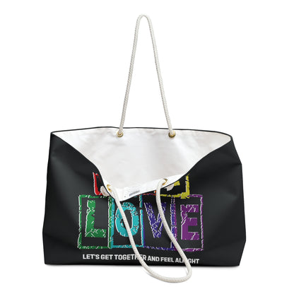 One Love (PRIDE) Weekender Tote Bag